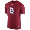Stunning St.Louis Cardinals Nike Authentic Collection Legend Logo 1.5 Performance T Shirt Red