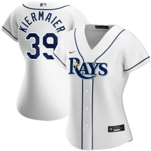 Stunning Tampa Bay Rays #39 Kevin Kiermaier Nike Women's Home 2020 MLB Player Jersey White Be among the first buyers Order now to enjoy top notch quality