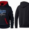 Stunning Tampa Bay Rays Pullover Hoodie Black & Red