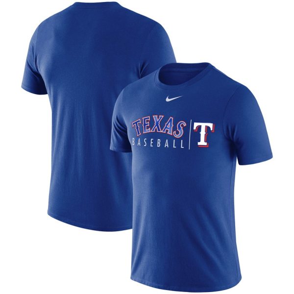 Stunning Texas Rangers Nike MLB Practice T Shirt Royal