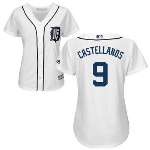 Stunning Tigers #9 Nick Castellanos White Home Women's Stitched MLB Jersey Limited stock Order now to show your love for your team