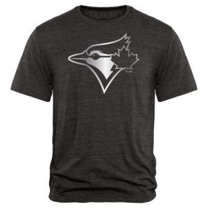 Stunning Toronto Blue Jays Fanatics Apparel Platinum Collection Tri Blend T Shirt Black