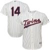 Stunning Twins #14 Kent Hrbek Cream Strip Cool Base Stitched Youth MLB Jersey Collectors this is a must have Add it to your collection by ordering