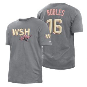 Stunning Washington Nationals #16 Victor Robles Men's Nike Gray Big Tall 2022 City Connect New T Shirt Be among the first buyers Order now to enjoy top notch quality