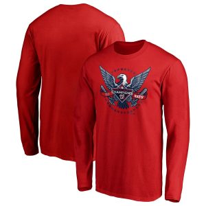 Stunning Washington Nationals Majestic 2019 World Series Champions Hometown Neighborhood Play Long Sleeve T Shirt Red