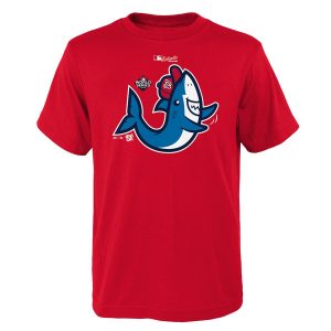Stunning Washington Nationals Majestic Youth 2019 World Series Bound Authentic Collection Rally Shark T Shirt Red