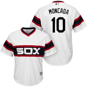 Stunning White Sox #10 Yoan Moncada White Alternate Home Cool Base Stitched Youth MLB Jersey Collectors this is a must have Add it to your collection by ordering