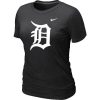 Stunning Women's Detroit Tigers Heathered Nike Black Blended T Shirt