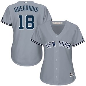 Stunning Yankees #18 Didi Gregorius Grey Road Women's Stitched MLB Jersey Collectors this is a must have Add it to your collection by ordering