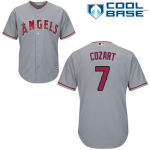 Superb Angels #7 Zack Cozart Grey Cool Base Stitched Youth MLB Jersey Hurry Exclusive offer Place your order immediately for a great jersey
