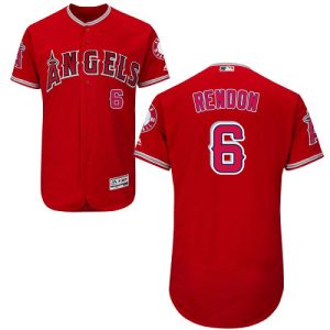 Superb Angels of Anaheim #6 Anthony Rendon Red Flexbase Authentic Collection Stitched MLB Jersey