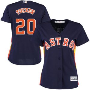 Superb Astros #20 Preston Tucker Navy Blue Alternate Women's Stitched MLB Jersey Sports enthusiasts seize this opportunity Order now to feel the game excitement