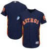 Superb Astros Blank Navy 2019 Spring Training Flex Base Stitched MLB Jersey