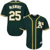 Superb Athletics #25 Mark McGwire Green Cool Base Stitched Youth MLB Jersey Act fast Only a few left Secure yours today