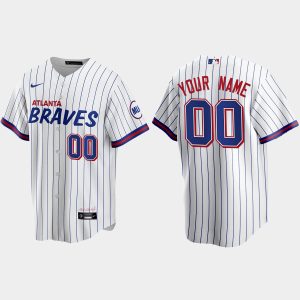 Superb Atlanta Braves Custom White Men's Nike 2021 City Connect Replica MLB Jersey