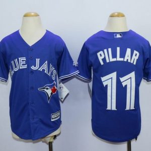 Superb Blue Jays #11 Kevin Pillar Blue Cool Base Stitched Youth MLB Jersey Be among the first buyers Order now to enjoy top notch quality