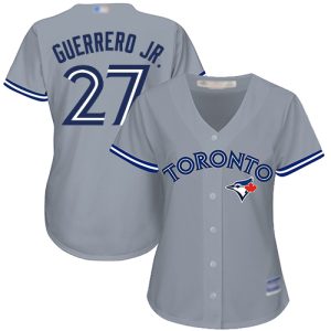 Superb Blue Jays #27 Vladimir Guerrero Jr. Grey Road Women's Stitched MLB Jersey Sports fans this is your chance Order soon to be part of the action