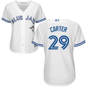 Superb Blue Jays #29 Joe Carter White Home Women's Stitched MLB Jersey For a short time available Grab yours quickly to own a team jersey