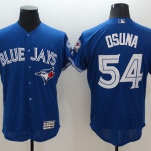 Superb Blue Jays #54 Roberto Osuna Blue Flexbase Authentic Collection Stitched MLB Jersey
