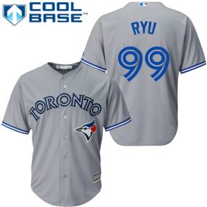 Superb Blue Jays #99 Hyun Jin Ryu Grey New Cool Base Stitched Youth MLB Jersey For a short time available Grab yours quickly to own a team jersey
