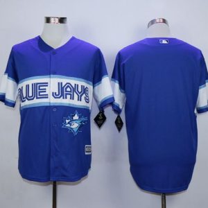 Superb Blue Jays Blank Blue Exclusive New Cool Base Stitched MLB Jersey