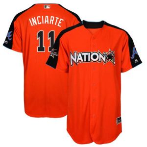 Superb Braves #11 Ender Inciarte Orange 2017 All Star National League Stitched Youth MLB Jersey Sports fans this is your chance Order soon to be part of the action