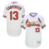 Superb Cardinals #13 Matt Carpenter White Flexbase Authentic Collection Cooperstown Stitched MLB Jersey