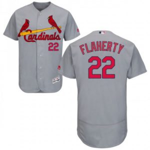 Superb Cardinals #22 Jack Flaherty Grey Flexbase Authentic Collection Stitched MLB Jersey