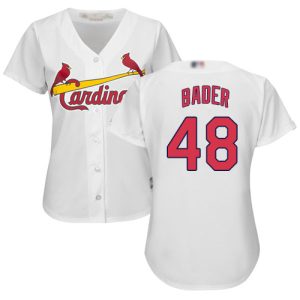 Superb Cardinals #48 Harrison Bader White Home Women's Stitched MLB Jersey With high demand Don't miss out Order now to wear your team colors
