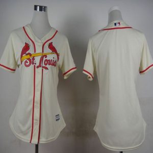 Superb Cardinals Blank Cream Alternate Women's Stitched MLB Jersey Be among the first buyers Order now to enjoy top notch quality