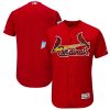 Superb Cardinals Blank Red 2019 Spring Training Flex Base Stitched MLB Jersey