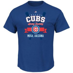 Superb Chicago Cubs Majestic 2016 Heart and Soul Spring Training T Shirt Royal