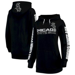 Superb Chicago White Sox G III 4Her by Carl Banks Women's Extra Innings Pullover Hoodie Black