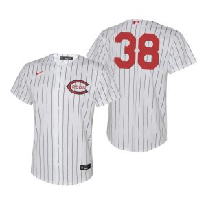 Superb Cincinnati Reds #38 Justin Dunn Youth 2022 Field of Dreams MLB Game Jersey   White Hurry Exclusive offer Place your order immediately for a great jersey