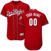 Superb Cincinnati Reds Majestic Flexbase Authentic Collection Custom Jersey Red