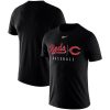 Superb Cincinnati Reds Nike MLB Practice T Shirt Black