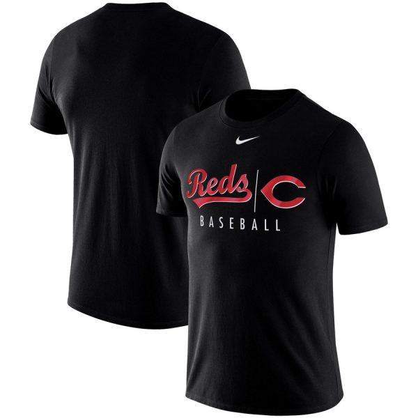 Superb Cincinnati Reds Nike MLB Practice T Shirt Black