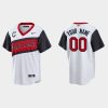 Superb Cleveland Indians Custom Men's Nike White 2021 Little League Classic Game MLB Jersey