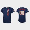 Superb Cleveland Indians Custom Youth 2021 MLB All Star Game Navy Jersey