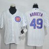 Superb Cubs #49 Jake Arrieta White(Blue Strip) Cool Base Stitched Youth MLB Jersey For a short time available Grab yours quickly to own a team jersey