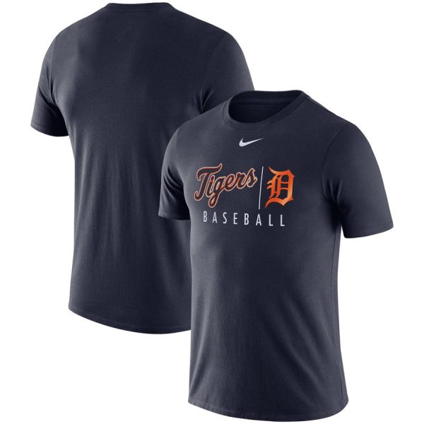 Superb Detroit Tigers Nike MLB Practice T Shirt Navy