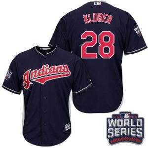 Superb Guardians #28 Corey Kluber Navy Blue Alternate 2016 World Series Bound Stitched Youth MLB Jersey Act fast Only a few left Secure yours today