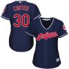 Superb Guardians #30 Joe Carter Navy Blue Alternate Women's Stitched MLB Jersey Retailers boost your inventory Order now to meet customer demand