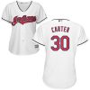 Superb Guardians #30 Joe Carter White Home Women's Stitched MLB Jersey Act fast Only a few left Secure yours today