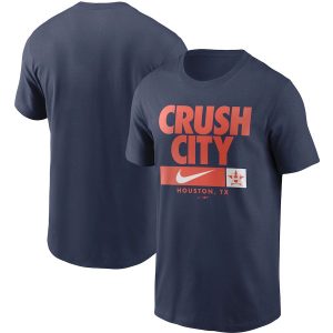 Superb Houston Astros Nike Local Nickname T Shirt Navy Limited stock Order now to show your love for your team
