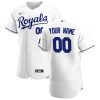 Superb Kansas City Royals Custom Men's Nike White Home 2020 Authentic Player MLB Jersey