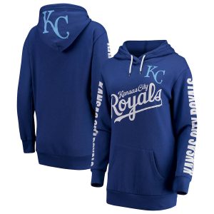 Superb Kansas City Royals G III 4Her by Carl Banks Women's Extra Innings Pullover Hoodie Royal