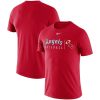 Superb Los Angeles Angels Nike MLB State Logo Practice T Shirt Red
