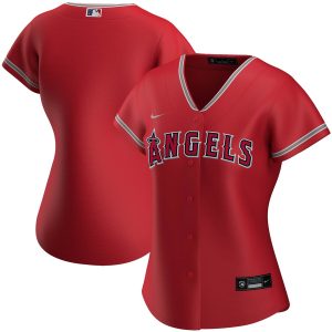 Superb Los Angeles Angels Nike Women's Alternate 2020 MLB Team Jersey Red Be among the first buyers Order now to enjoy top notch quality