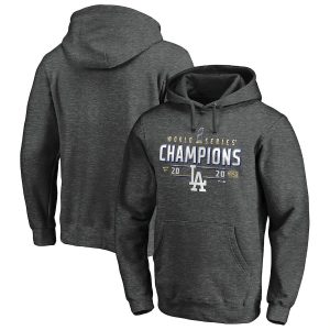Superb Los Angeles Dodgers 2020 World Series Champions Locker Room Big & Tall Pullover Hoodie Charcoal